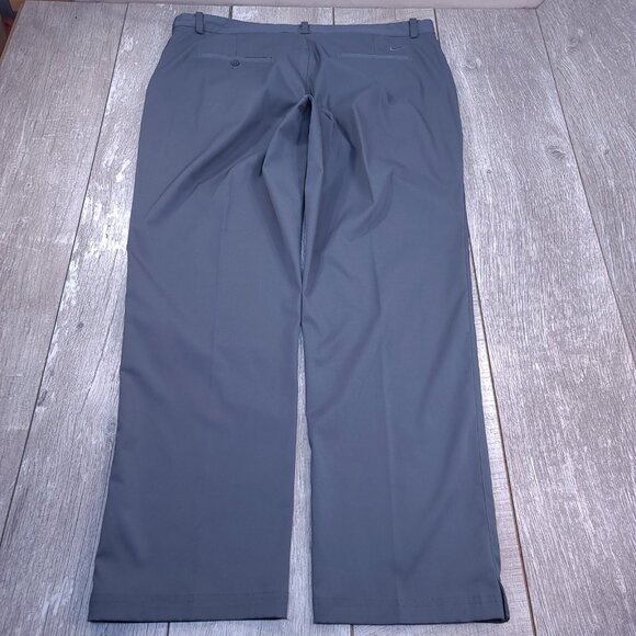 Nike Golf Pants Mens 40x32 Tour Performance Gray Tech Dri Fit Woven Stretch - Picture 4 of 10